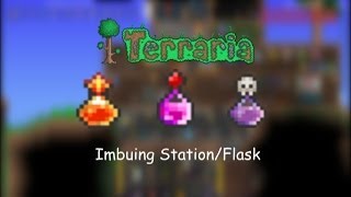 Estación de Imbuición y los Frascos  Tutorial Terraria 12 en español [upl. by Wilkey]