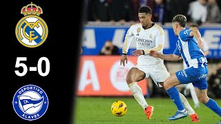 Real Madrid vs Deportivo Alaves 50  Laliga 2024 Highlights [upl. by Bohi]