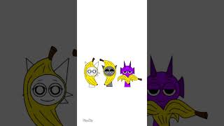 BANANA Animations Meme Sprunki Incredibox shorts [upl. by Sdlonyer538]