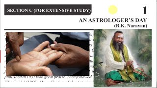 An Astrologers Day By RK Narayan  Class 11th General English [upl. by Annaihs]