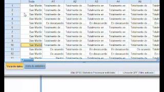 Seleccionar casos SPSS [upl. by Ettenotna]