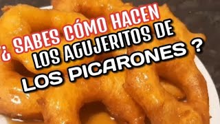 ¡¡ CÓMO HACER LOS AGUJERITOS DE LOS PICARONES 🥯😋 [upl. by Alysia]