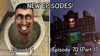 Skibidi Toilet 1  70 Part 1 All Episodes 60 FPS REMASTERED Astro Toilet Killed DJ Episode 77 [upl. by Yanarp]