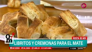 Receta dulce Libritos y cremonas para el mate [upl. by Biebel]