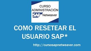 Como resetear en SAP la contraseña del usuario SAP [upl. by Esau]