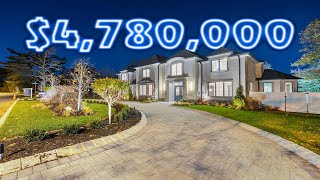 MASSIVE MODERN EUROPEAN LUXURY MEGA MANSION IN ENGLEWOOD CLIFFS NJ [upl. by Kenimod]