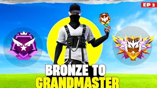 Bronze To Master in Noob Id 🥵 Can I Reach Grandmaster With Random Player freefire [upl. by Yentterb]