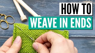 How to weave in ends in knitting  10 different techniques [upl. by Ziwot63]