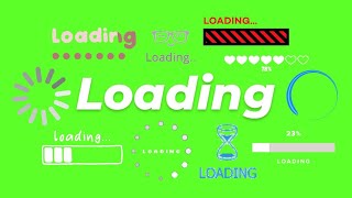 Animated Loading GIF Green Screen Pack Free Download [upl. by Woodruff663]