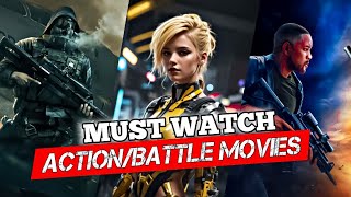 6 MUST WATCH ACTIONBATTLE MOVIES  Amazing Hollywood Movies With ActionThrillers [upl. by Carothers519]