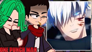 SClass Heros React to Satoru Gojo  One Punch Man  Tiktok EditsGacha React [upl. by Eyram618]