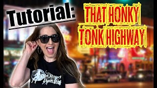 That Honky Tonk Highway Line Dance Tutorial [upl. by Ciredec828]