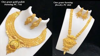 new arrival one gram gold polish necklace design collections with price [upl. by Medina]