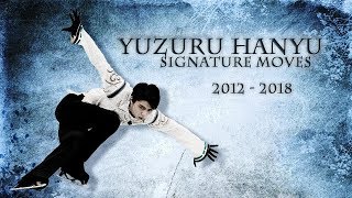 Yuzuru Hanyu 羽生結弦 Signature Moves [upl. by Richma]