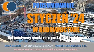 Wiadomości Budowlane Styczeń 2024 4 Podsumowanie Stycznia w budownictwie [upl. by Underwood591]