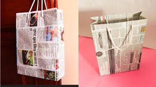 Diy Best out of waste craft Waste material Craft ideas Waste material reuse Newspaper craft [upl. by Ael]