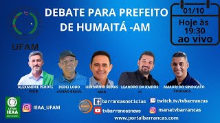 DEBATE PARA PREFEITOS DE HUMAITÁ AM [upl. by Jocelyne914]