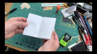 How to make a zine from a single sheet of paper [upl. by Einnej]