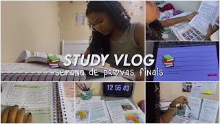 Study Vlog 2 semana de provas finais [upl. by Tadich]