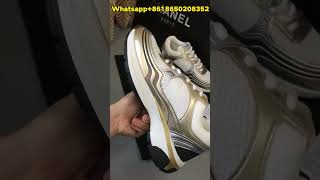 Review Chanel CC Runner Gold Laminate Sneakers from BOOTSFY shoes sneaker sneakers CHANEL [upl. by Hufnagel]