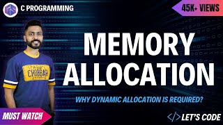 How Memory is Allocated to a Process  Why Dynamic allocation is Required [upl. by Rotce27]