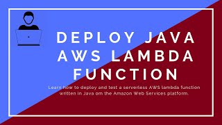 AWS Lambda for Java  Deploying a function [upl. by Akemaj710]