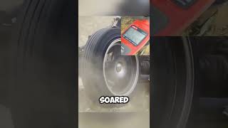 Crazy Tire Acceleration 🔥🚗 What Really Happens US Knowledge Tire ShortsFeed [upl. by Popele]