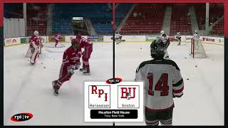 RPI ACHA vs Boston University [upl. by Desi]