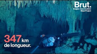 Mexique  découverte de la plus grande caverne immergée au monde [upl. by Zigmund458]