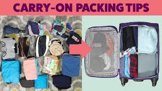 How To Pack A CarryOn Suitcase For A TwoWeek Trip [upl. by Gromme262]