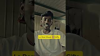 Le Dost Diwali 🎇 Gifts funny shorts [upl. by Lleumas]