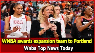 Just received news WNBA awards expansion team to PortlandWnba News [upl. by Nohj874]