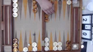 Fadoul Khoury VS Julius High Chicago Backgammon 2016 Open Main [upl. by Kletter368]