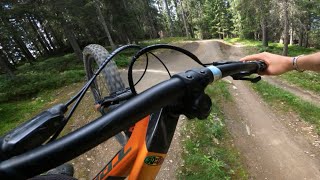 Hafjell Bikepark  Downhill lap  Hero8  4k [upl. by Haisoj]