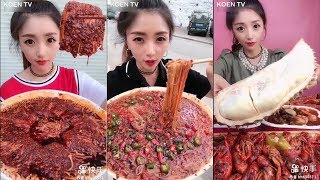 Compilação De Comida Picante  Asmr Comer Lagostas Gigantesfrutos Do Mar Super Picante 2 [upl. by Eitsirhc]