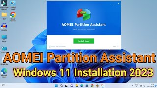 AOMEI Partition Assistant  AOMEI Partition Assistant Install Windows 11  AOMEI Partition Pc 2023 [upl. by Omsare107]