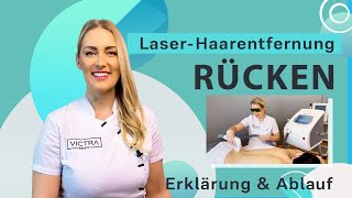 LaserHaarentfernung Rücken Victrastudio [upl. by Anerul]