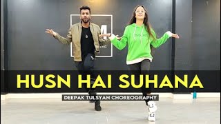 Husnn hai Suhaana  Deepak Tulsyan Choreography  Beginner  Coolie No 1 New [upl. by Worra580]