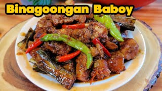 BINAGOONGANG BABOY  Pork Binagoongan [upl. by Jacquenetta]