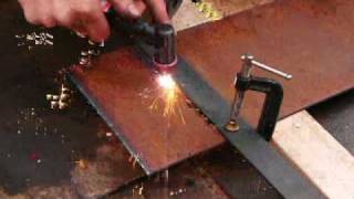 plasma cutting with cut40 [upl. by Notyrb]