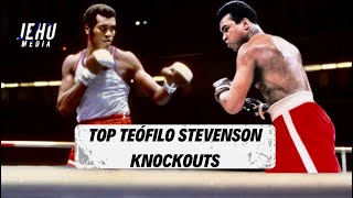 Top Teófilo Stevenson 🇨🇺 KNOCKOUTS [upl. by Heshum]