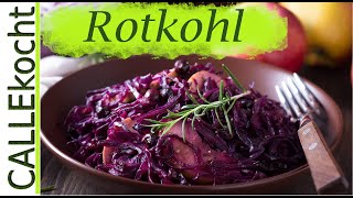 Duftender Rotkohl einfach schneiden und kochen  Omas bestes Rezept [upl. by Trillbee98]