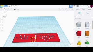 Tinkercad Basic Keychain 1 [upl. by Ehud20]