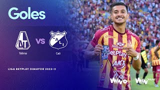 Deportes Tolima vs Deportivo Cali goles  Liga BetPlay Dimayor 20232  Cuadrangulares  Fecha 3 [upl. by Shelia]