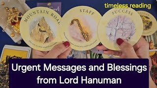 Urgent Messages and Blessings from Lord Hanuman 🙏🏻😇 Timeless reading in hindi 🙏🏻😇🌻 [upl. by Aglo]