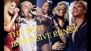 the MOST IMPRESSIVE Runs amp Riffs  Singers [upl. by Eissed]