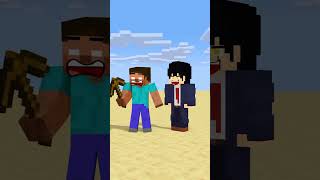 Brick the block in minecraft minecraft shorts animation [upl. by Tibbitts]