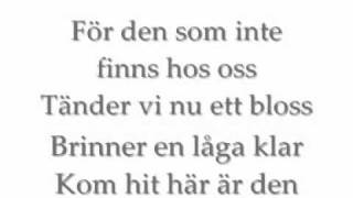 Julen är här lyrics [upl. by Attenreb938]