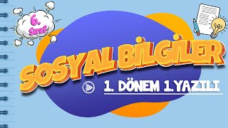 6 Sınıf 1 Dönem 1 Yazılı Hazırlık I Sosyal Bilgiler [upl. by Pen]