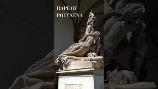 Rape of Polyxena Piazza Della Signoria August 2019 firenze renaissance italia art uffizi [upl. by Fulbert864]